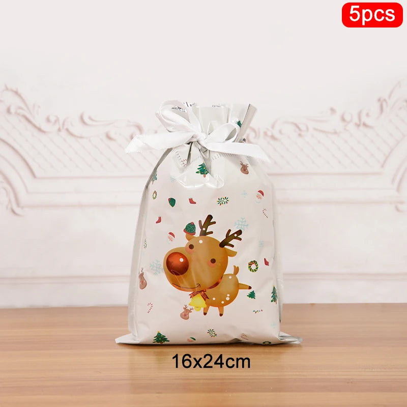 Jujaz™ Christmas Drawstring Gift Bags