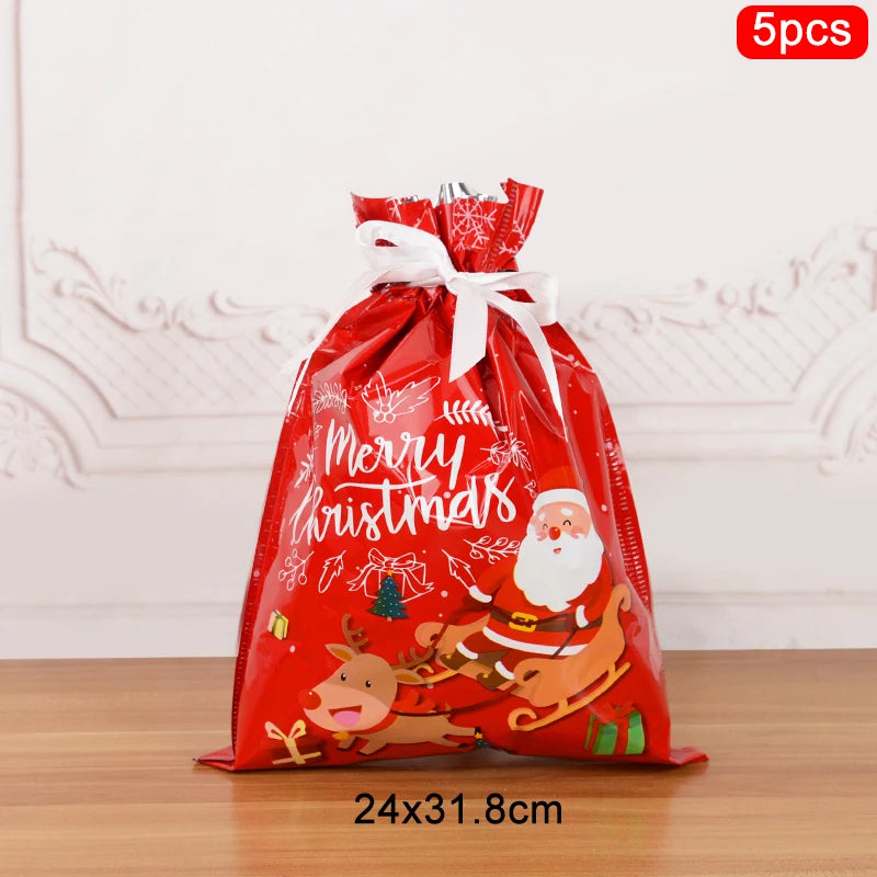 Jujaz™ Christmas Drawstring Gift Bags
