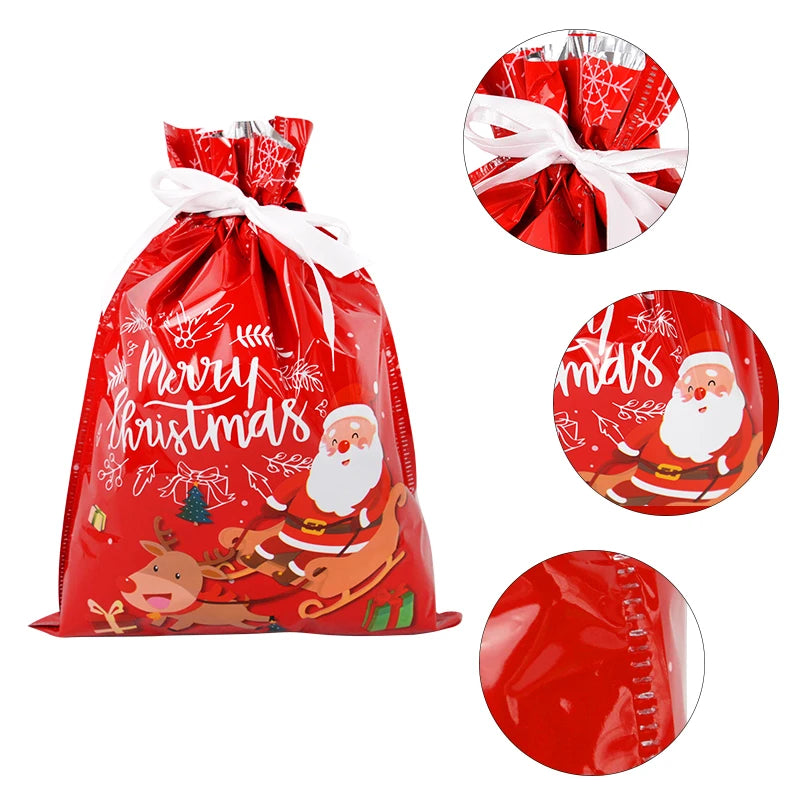 Jujaz™ Christmas Drawstring Gift Bags