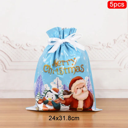 Jujaz™ Christmas Drawstring Gift Bags