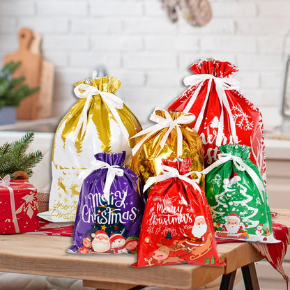 Jujaz™ Christmas Drawstring Gift Bags
