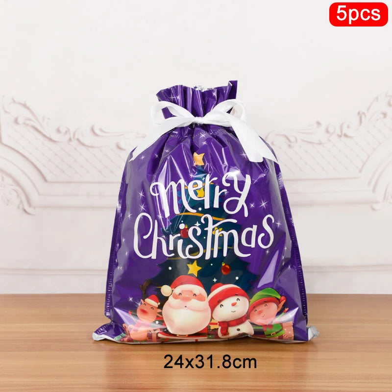 Jujaz™ Christmas Drawstring Gift Bags