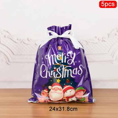 Jujaz™ Christmas Drawstring Gift Bags