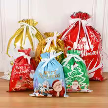 Jujaz™ Christmas Drawstring Gift Bags